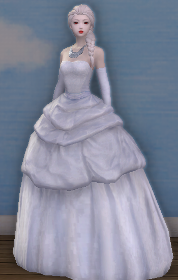 Vestido de novia elegante/Esmoquin elegante