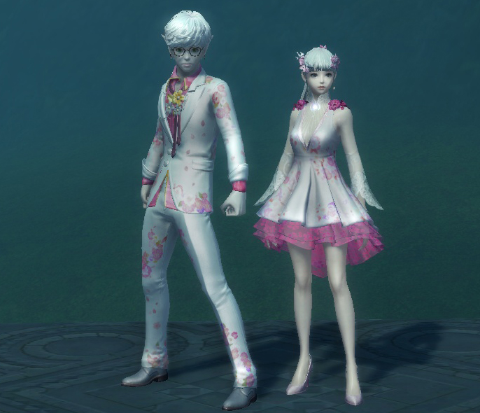 Pink Cherry Blossom Outfit