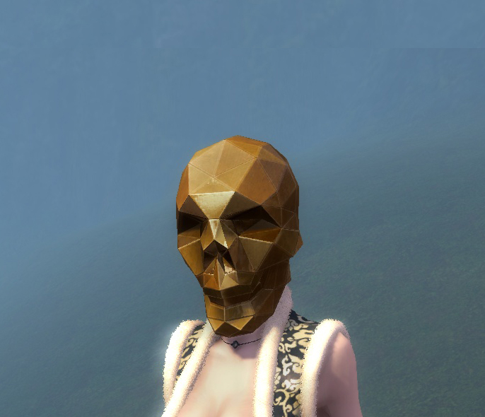 Golden Skull Mask