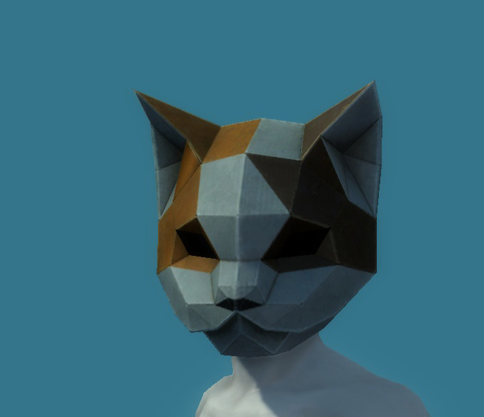 Трехцветная маска кошки