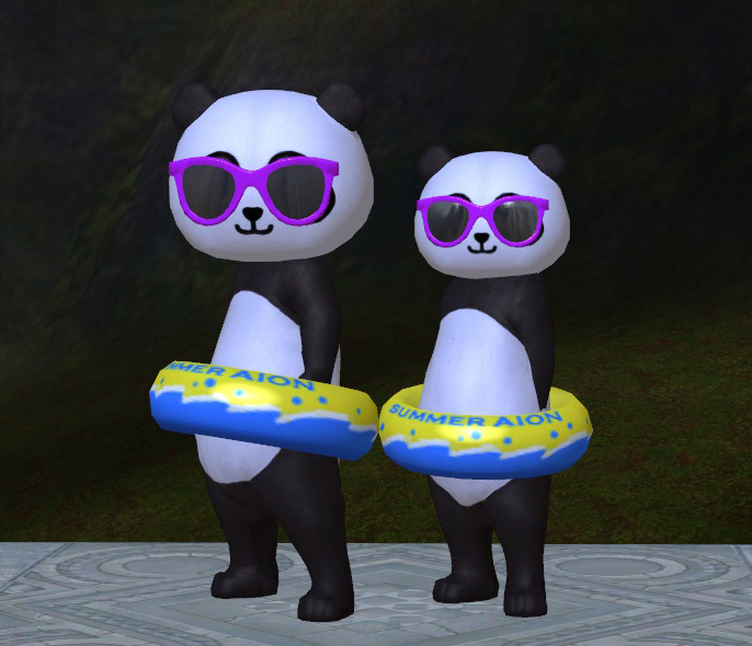 Конфеты мудрой панды на пляже