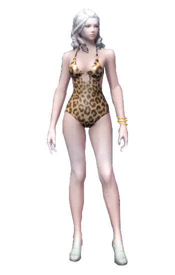 Patrón de leopardo chic-Bikini