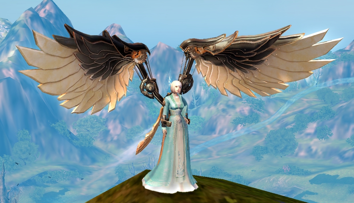 Gilded Steampunk Wings