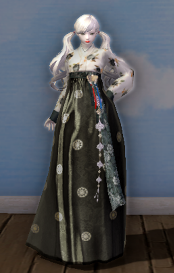 Prenda superior del hanbok de PNJ 01